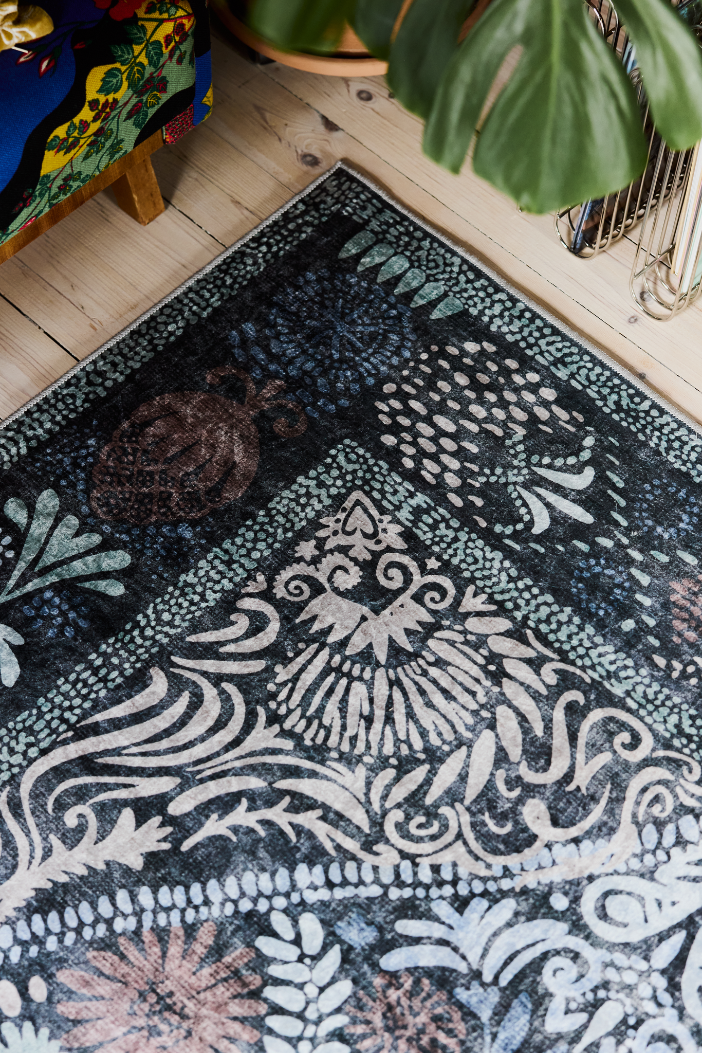 109338-9760_4; Vallila Hula-käytävämatto Harmaa / 80x230 cm 