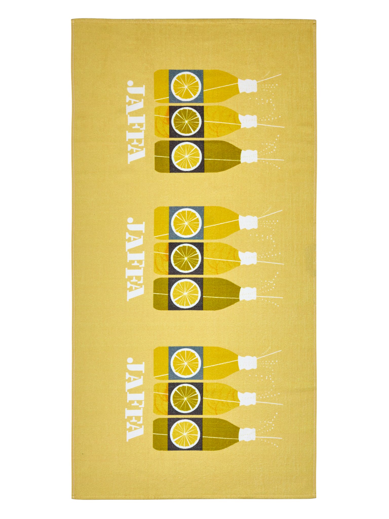 108968-2100; Vallila Jaffa-pyyhe Keltainen / 70x140 cm 