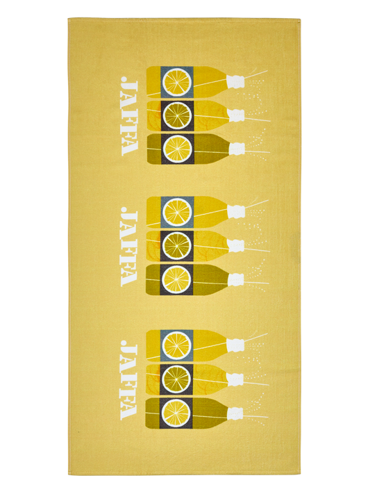 108968-2100; Vallila Jaffa-pyyhe Keltainen / 70x140 cm 