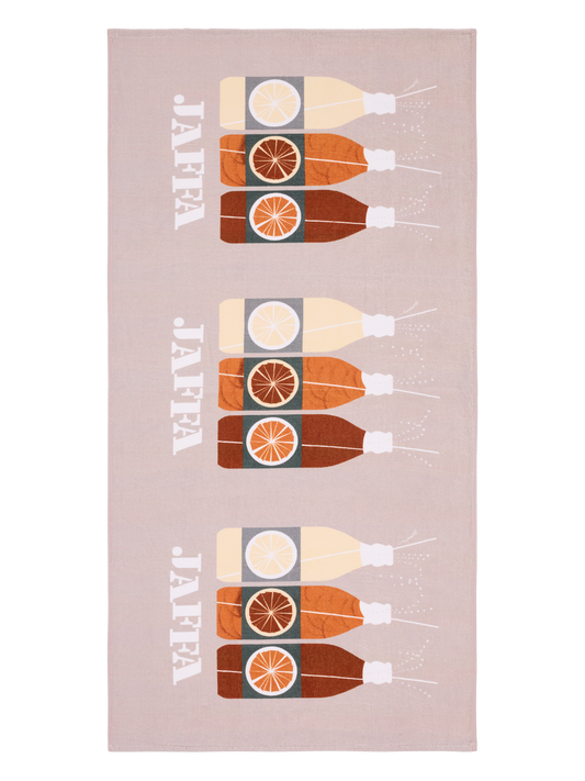 108968-1000; Vallila Jaffa-pyyhe Beige / 70x140 cm 