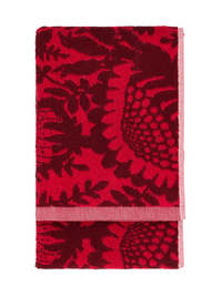 101121-4800; Vallila Laululintu-pyyhe Punainen / 50x70 cm 