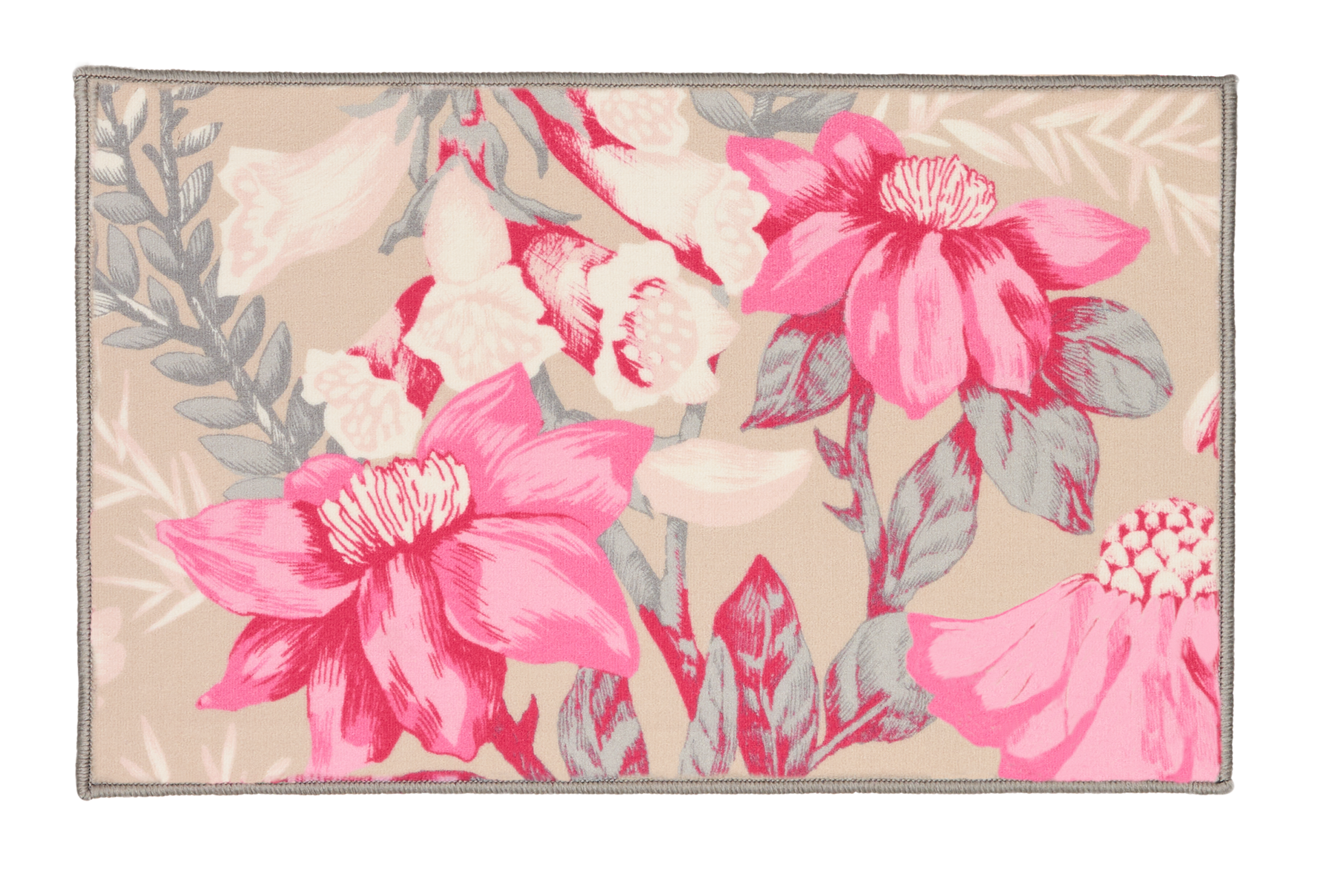 108603-4303; Vallila Lupaus-kynnysmatto Beige-pinkki / 50x80 cm 