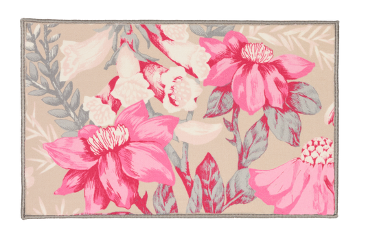 108603-4303; Vallila Lupaus-kynnysmatto Beige-pinkki / 50x80 cm 