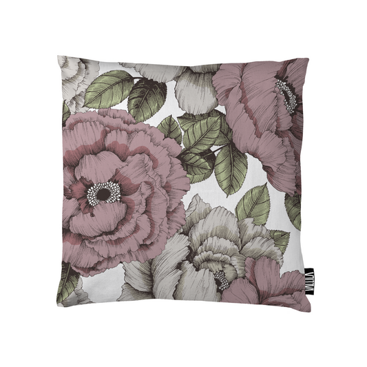 108506-4271; Vallila Alma-koristetyynynpäällinen Pinkki-vihreä / 43x43 cm 