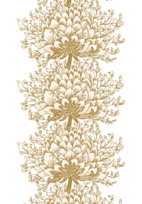 32240-23310-2900TC; Vallila Memento-pöytäliina Kulta / 140x250 cm 