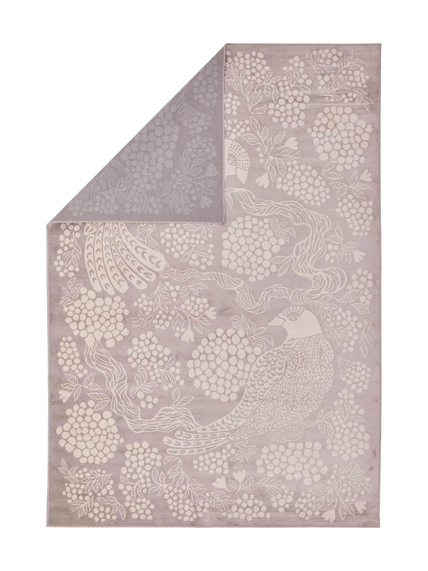 108770-9001_2; Vallila Viserrys-matto Valkoinen-harmaa / 160x230 cm 