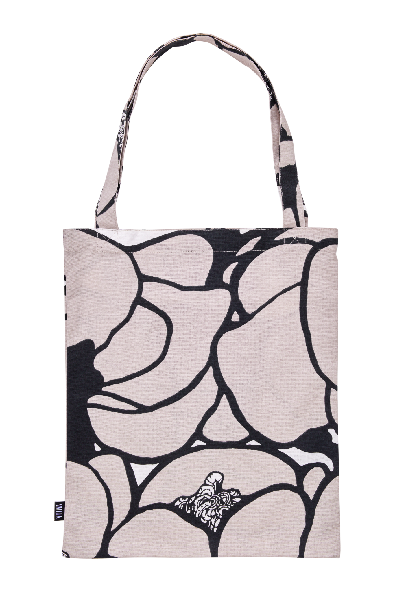 107129-1; Vallila Makeba-kangaskassi Beige / 36x42 cm 