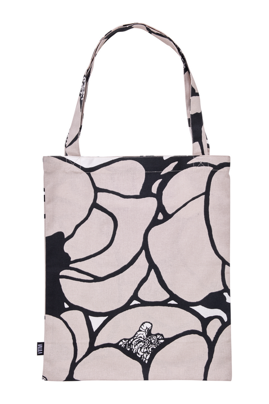107129-1; Vallila Makeba-kangaskassi Beige / 36x42 cm 