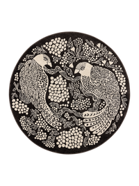 108777-9700; Vallila Viserrys-matto Tummanharmaa / Ø160 cm 