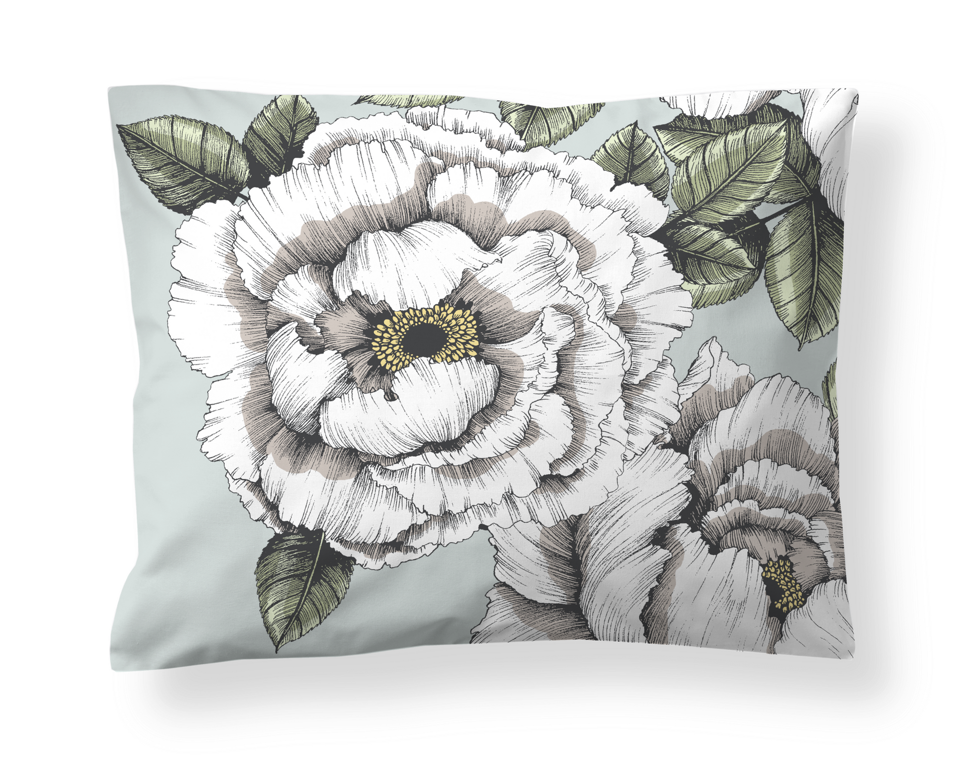 104181-7110; Vallila Alma-tyynyliina Salvianvihreä / 50x60 cm 