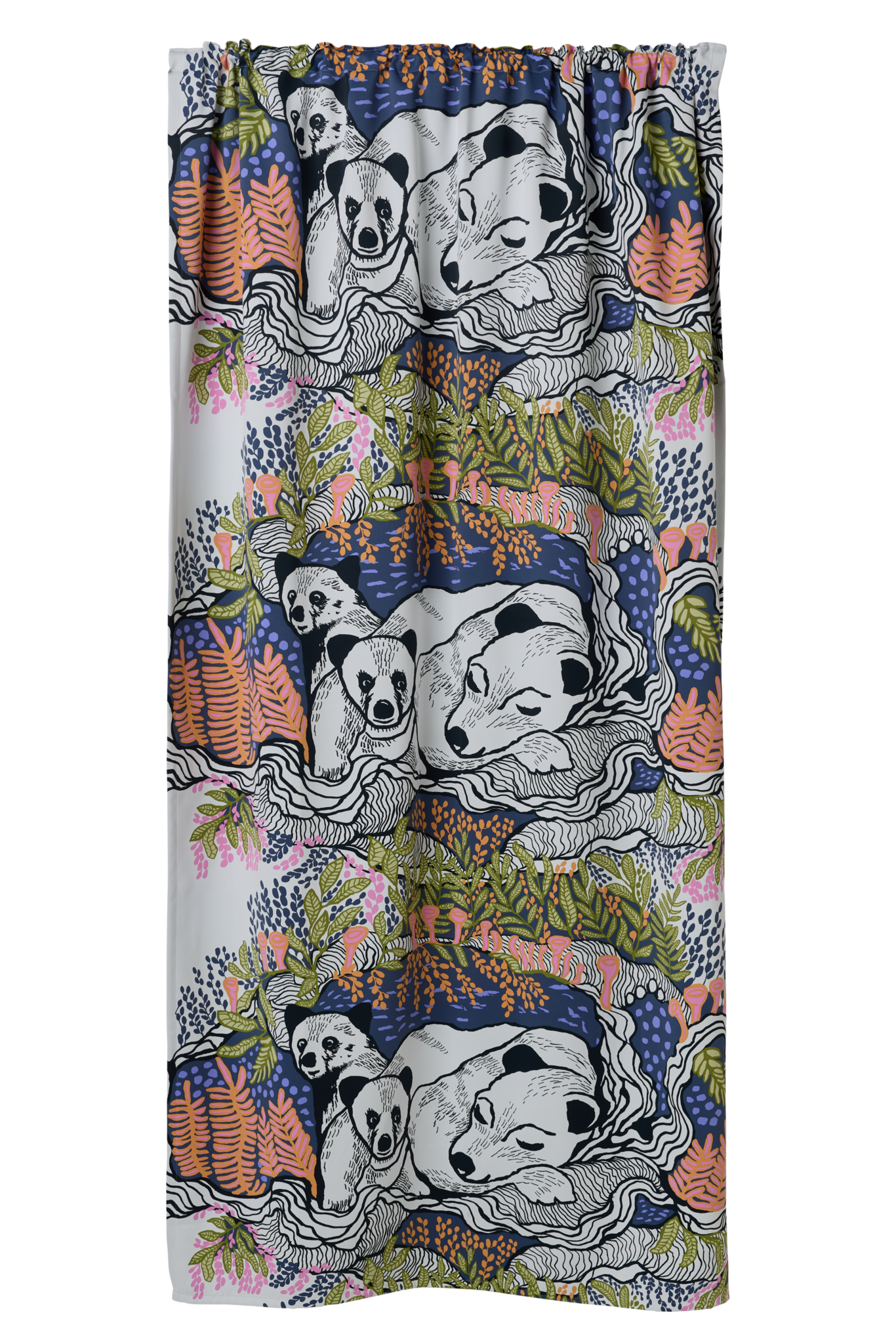 109020-8000; Vallila Unikeot-pimennysverho Monivärinen / 140x250 cm 