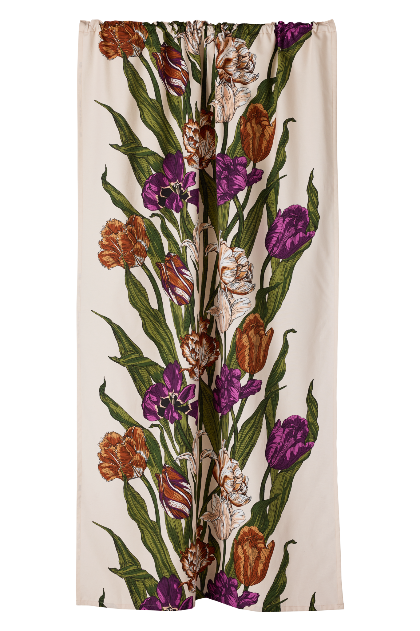 23310-101301-3750CU; Vallila Kukoistus-verho Terra-violetti / 140x250 cm 