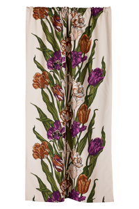 23310-101301-3750CU; Vallila Kukoistus-verho Terra-violetti / 140x250 cm 