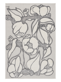 109368-9100; 109367-9100; Vallila Agnes-matto Harmaa / 160x230 cm 
