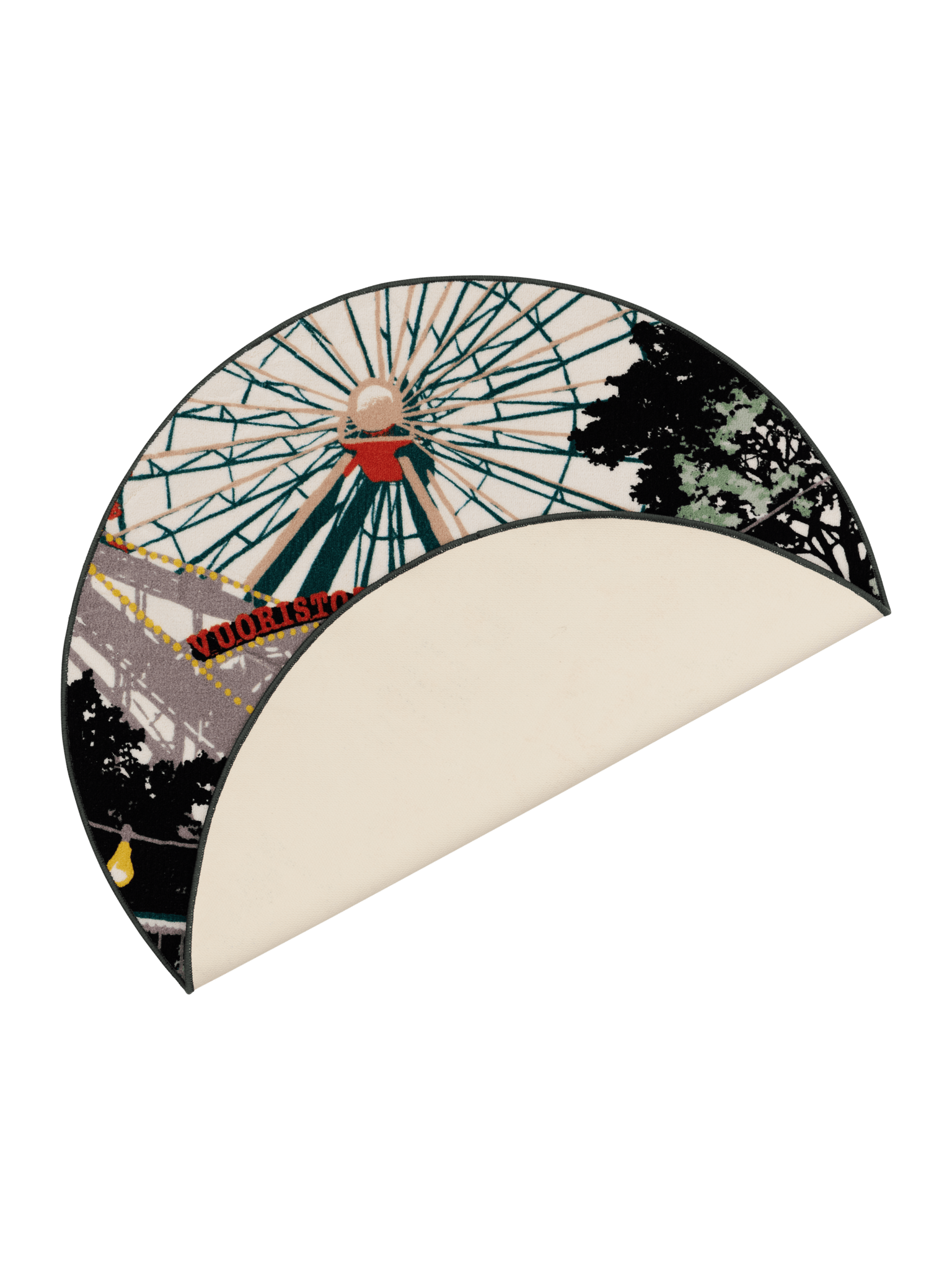 109225-8000_2; Vallila Lintsi-matto Monivärinen / Ø133 cm 