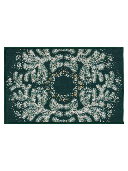 108735-7700; Vallila Havunen-kynnysmatto Vihreä / 50x80 cm