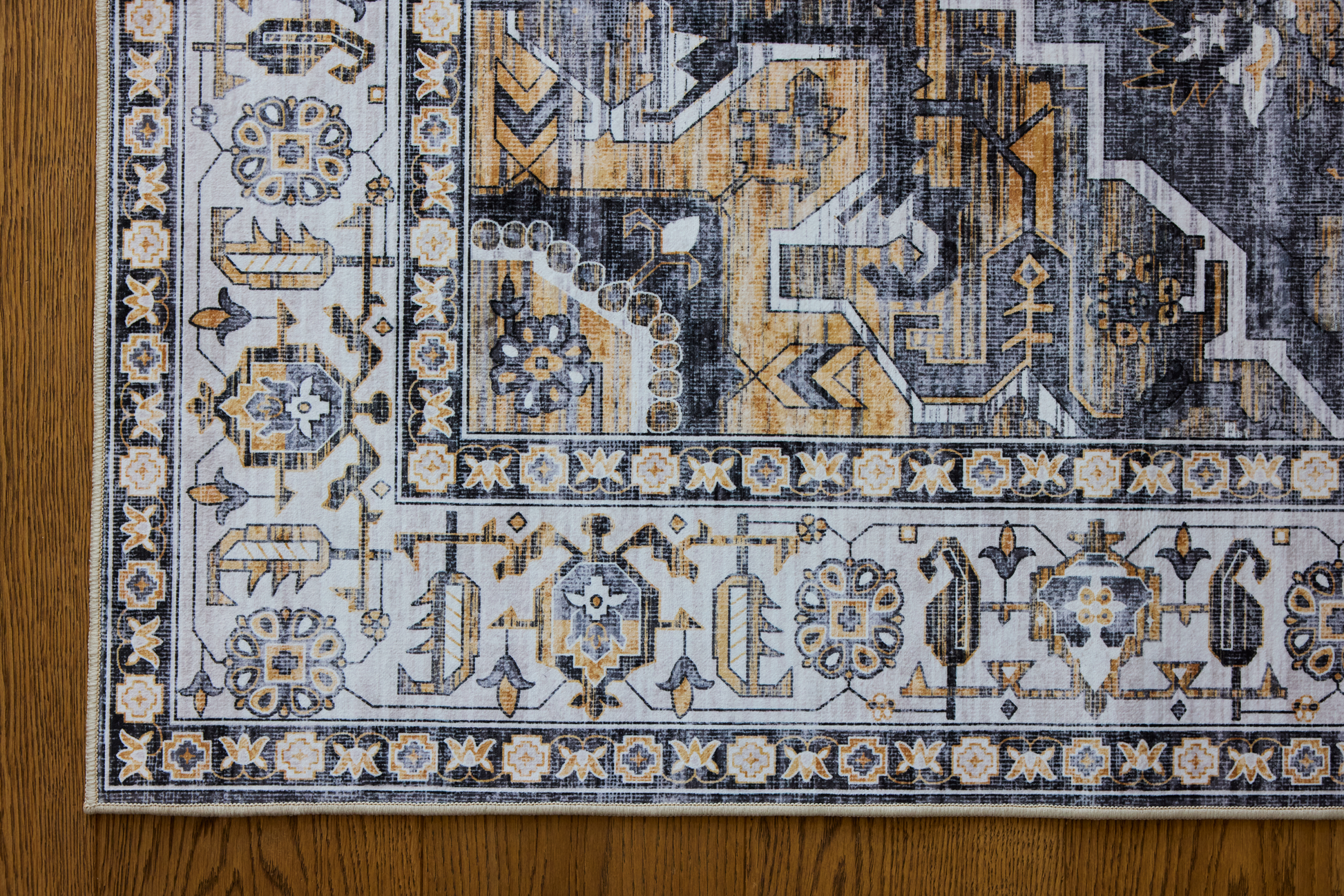 108473-9400_6; Vallila Meripihka-matto Harmaa / 200x300 cm 