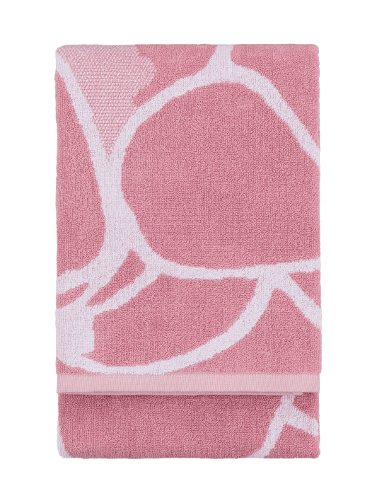 102889-4100; Vallila Makeba-pyyhe Roosa / 70x140 cm 