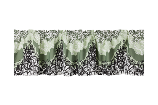 23310-61090-7700VA; Vallila Mandariini-verhokappa Vihreä / 60x250 cm 