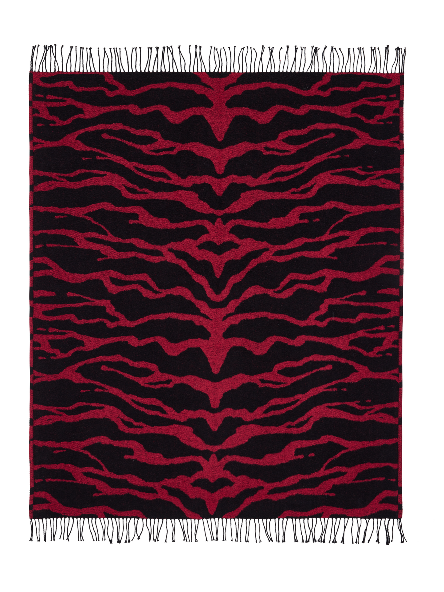 109132-4500_3; Vallila Kuuma puuma -huopa Punainen / 125x170 cm 