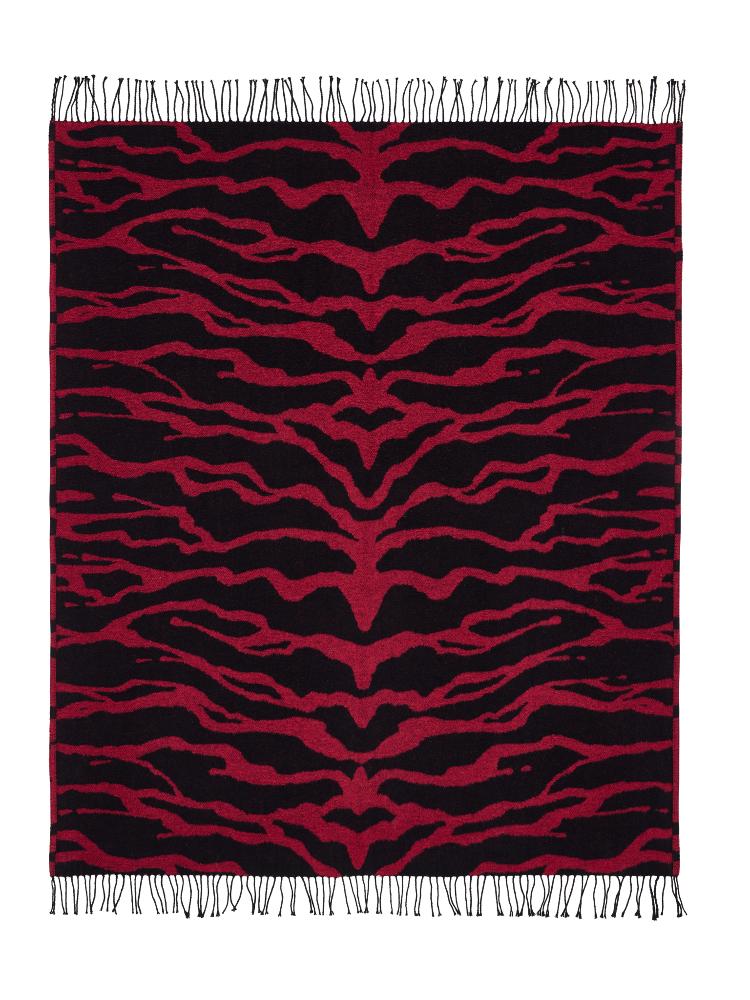 109132-4500_3; Vallila Kuuma puuma -huopa Punainen / 125x170 cm 