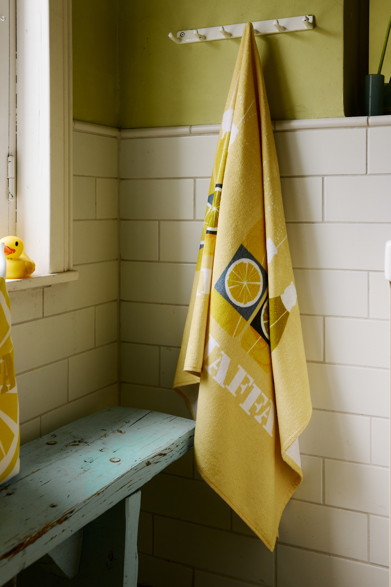 108968-2100_1; 108969-2100_1; Vallila Jaffa-pyyhe Keltainen / 50x70 cm 