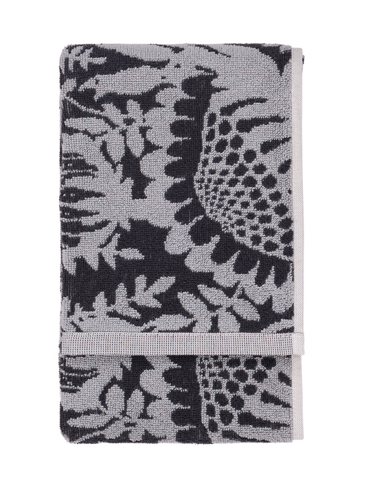 101121-9600; Vallila Laululintu-pyyhe Harmaa / 50x70 cm 