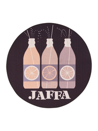 108741-9803; Vallila Jaffa-matto Harmaa-beige / Ø133 cm 