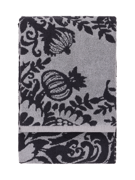 100801-9600; Vallila Laululintu-pyyhe Harmaa / 70x140 cm 
