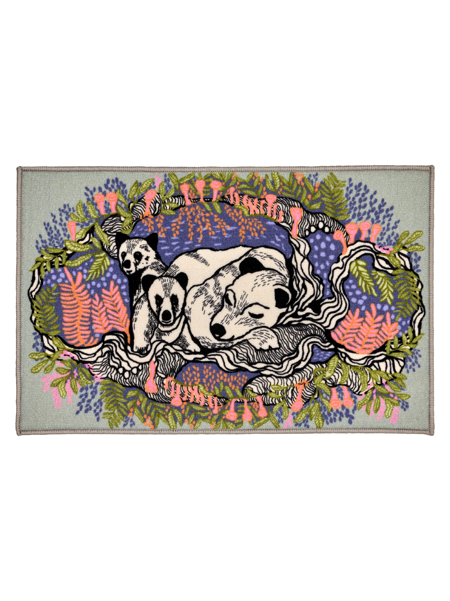 109083-8000; Vallila Unikeot-kynnysmatto Monivärinen / 50x80 cm 