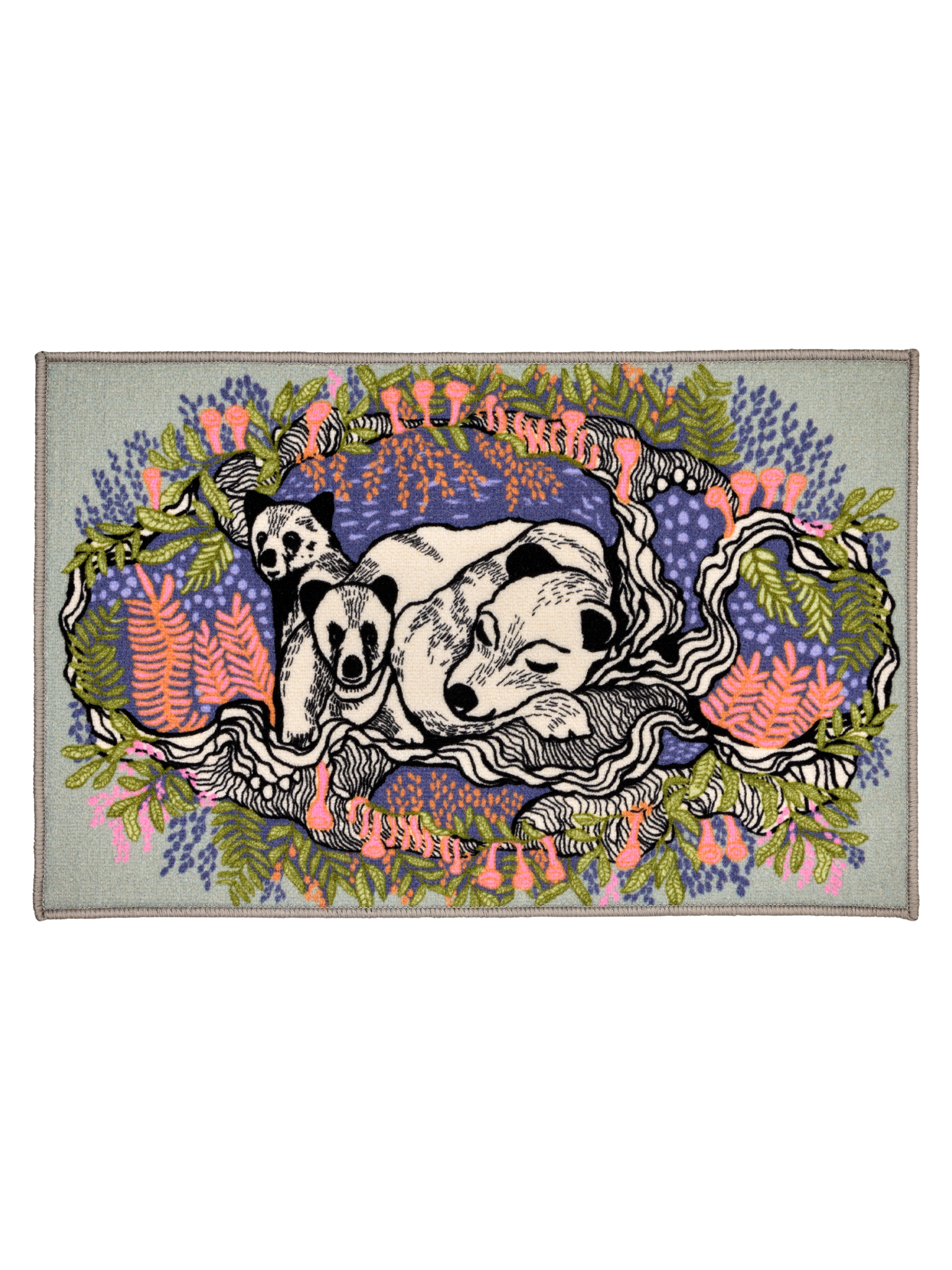 109083-8000; Vallila Unikeot-kynnysmatto Monivärinen / 50x80 cm 