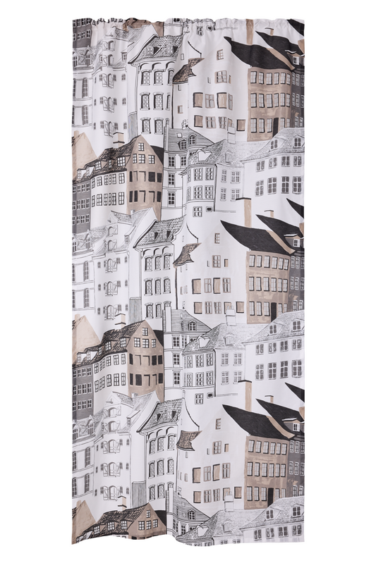 CT001712-1200; Vallila Kobenhavn-valoverho Latte / 140x250 cm
