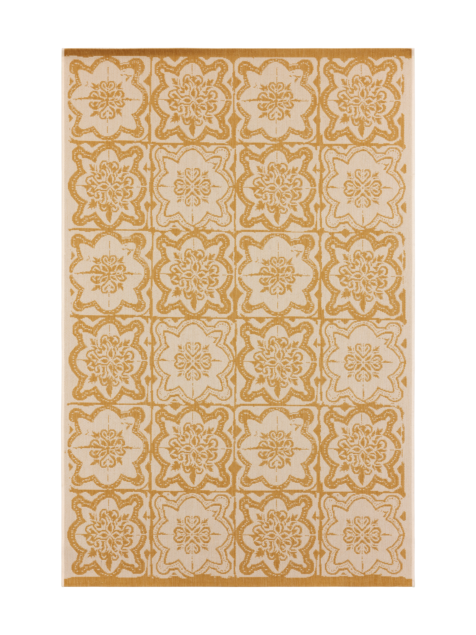 108599-2900; Vallila Kujakatti-matto Keltainen / 160x230 cm 