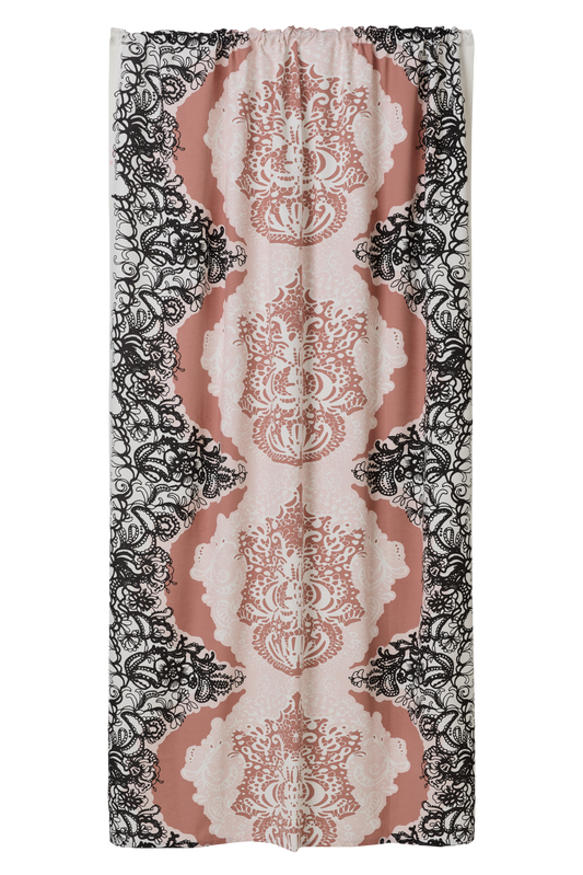 104864-4099; Vallila Mandariini-verho Roosa / 140x240 cm 