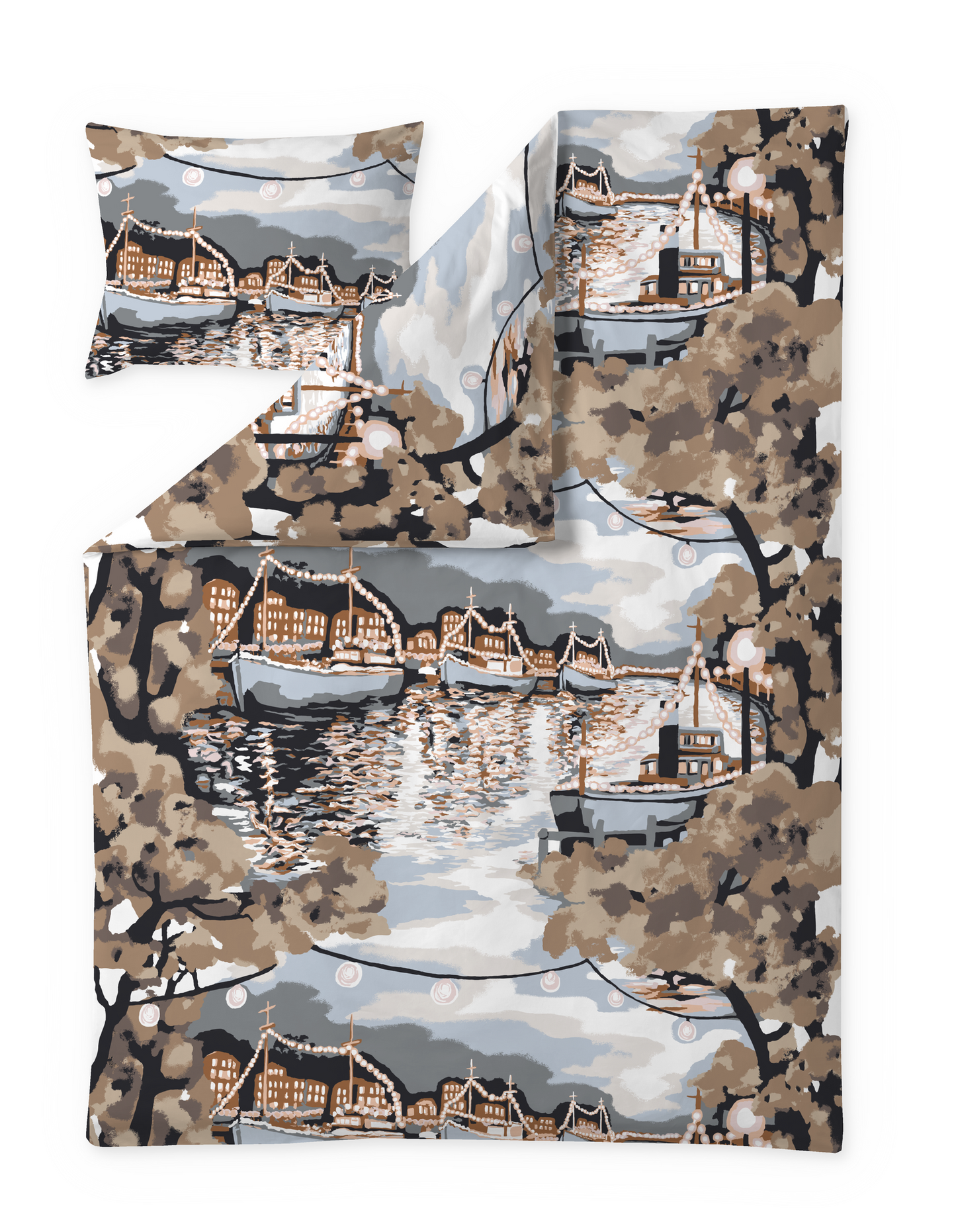 108569-1060; Vallila Ilta-pussilakanasetti Pastelli / 150x210 cm 