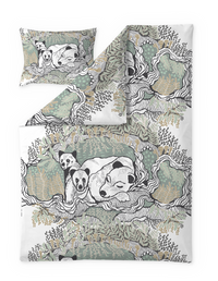 109040-7110; Vallila Unikeot-pussilakanasetti Mintunvihreä / 150x210 cm 