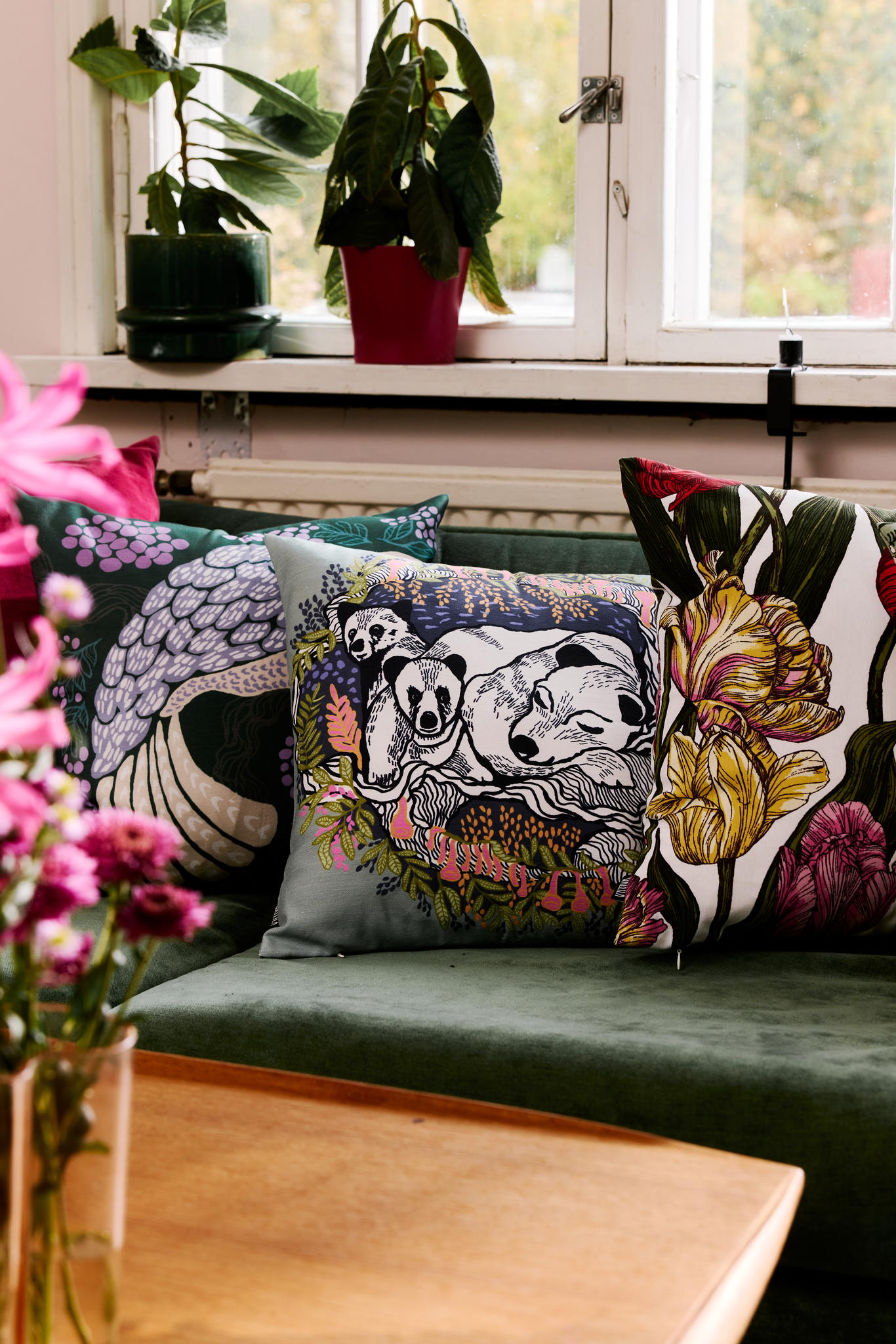 109035-8000_1; Vallila Unikeot-koristetyynynypäällinen Monivärinen / 43x43 cm 