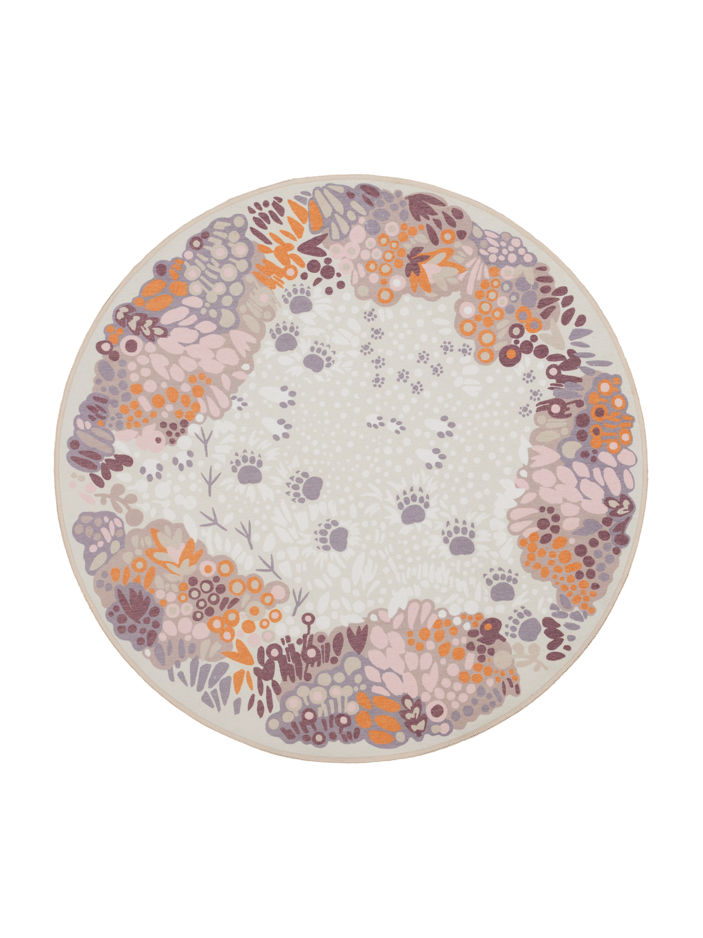 108316-0310; Vallila Tassuttelu-matto Beige / Ø120 cm 