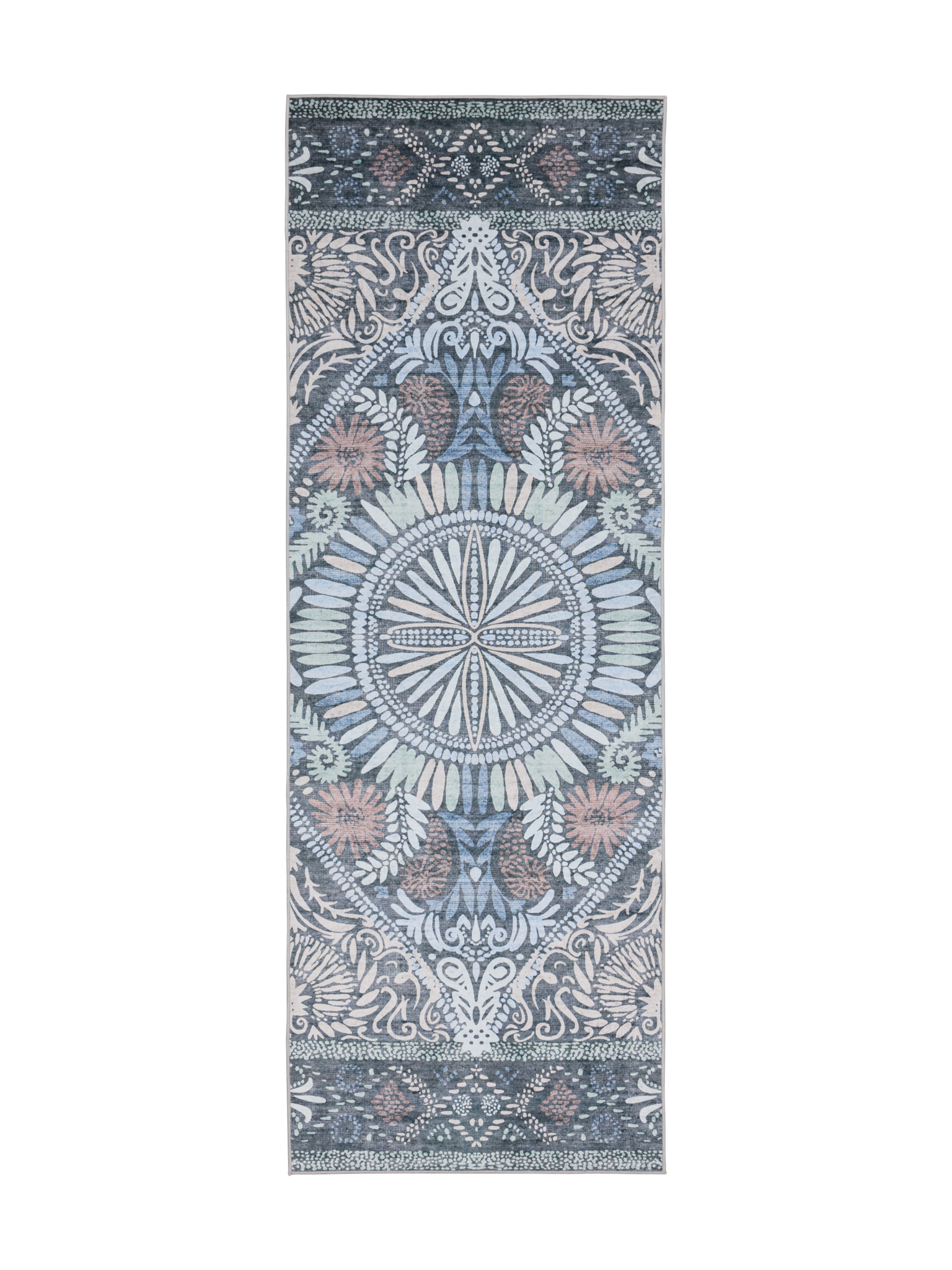 109338-9760; Vallila Hula-käytävämatto Harmaa / 80x230 cm 