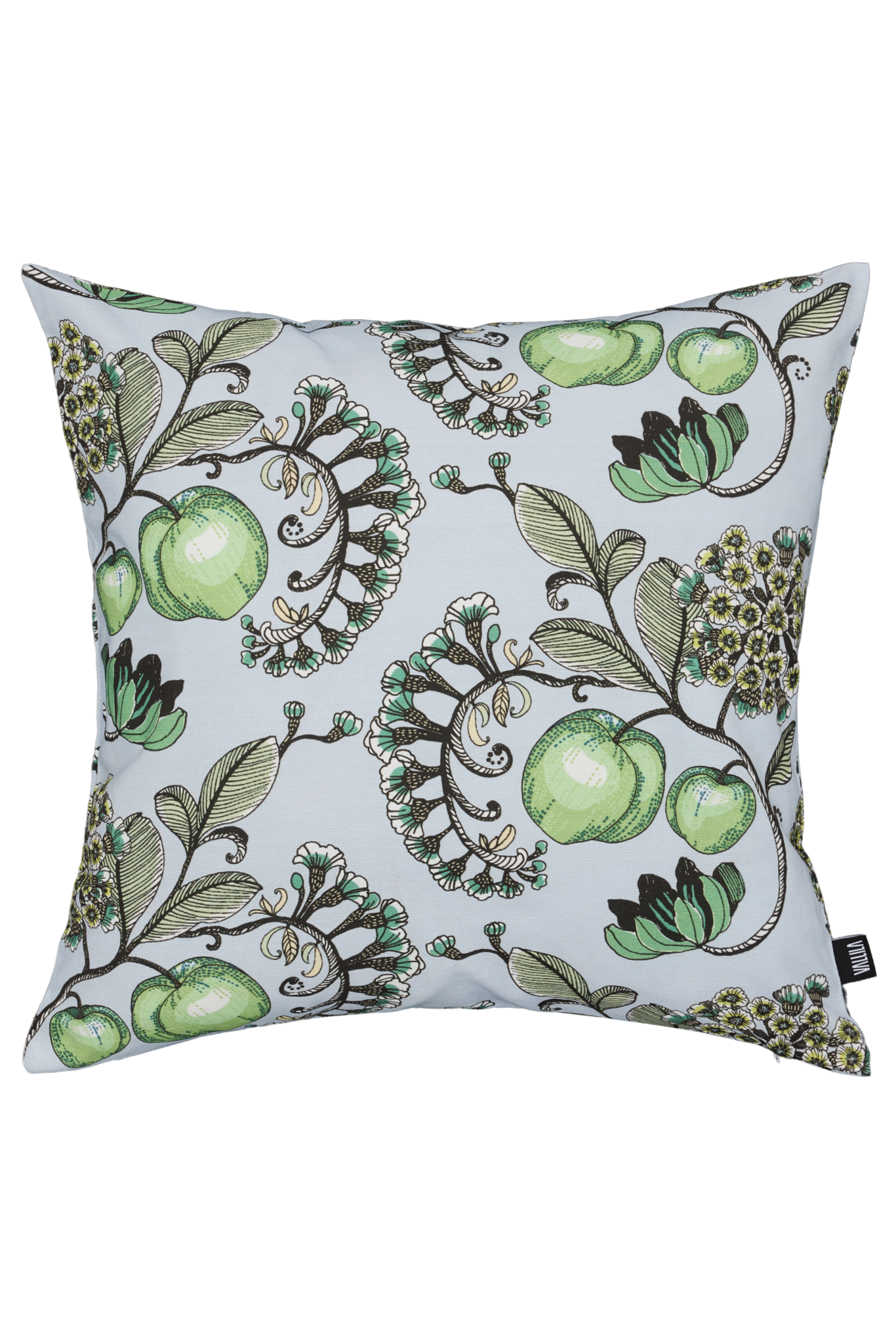 109206-18; Vallila Persikka-koristetyynynpäällinen Vihreä / 43x43 cm 