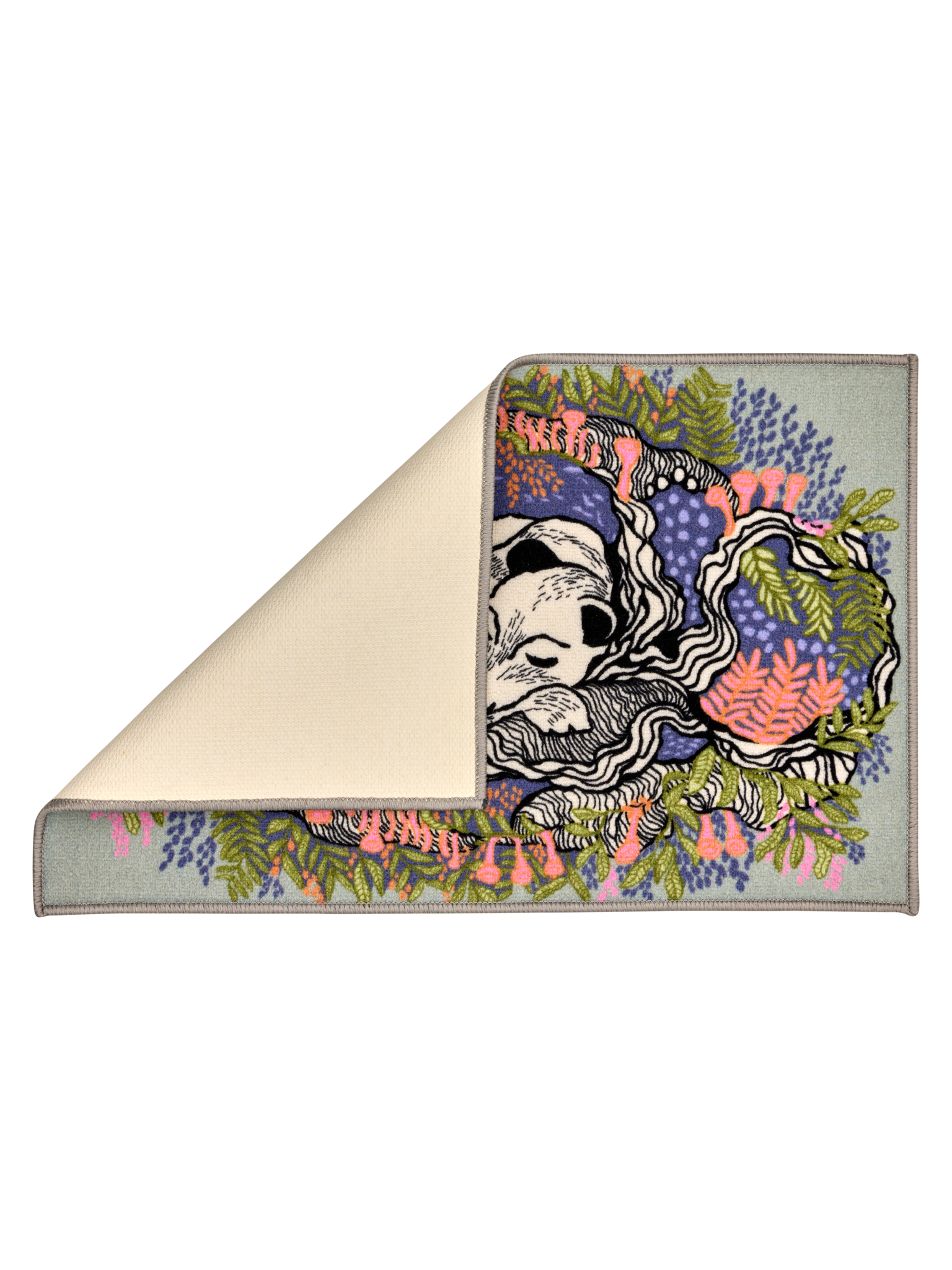 109083-8000_2; Vallila Unikeot-kynnysmatto Monivärinen / 50x80 cm 