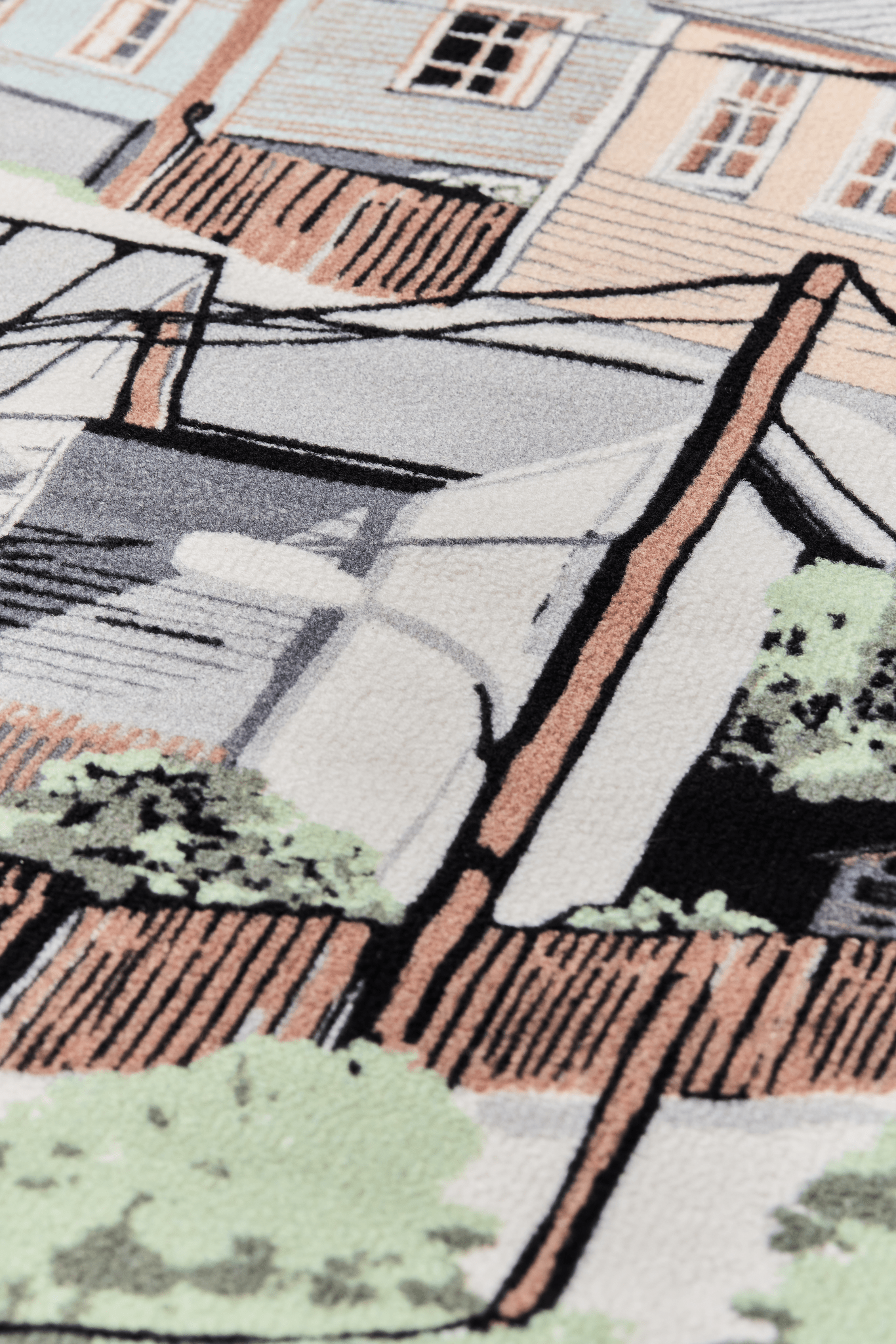 109079-7100_5; Vallila Naapurusto-matto Mintunvihreä / 133x190 cm 