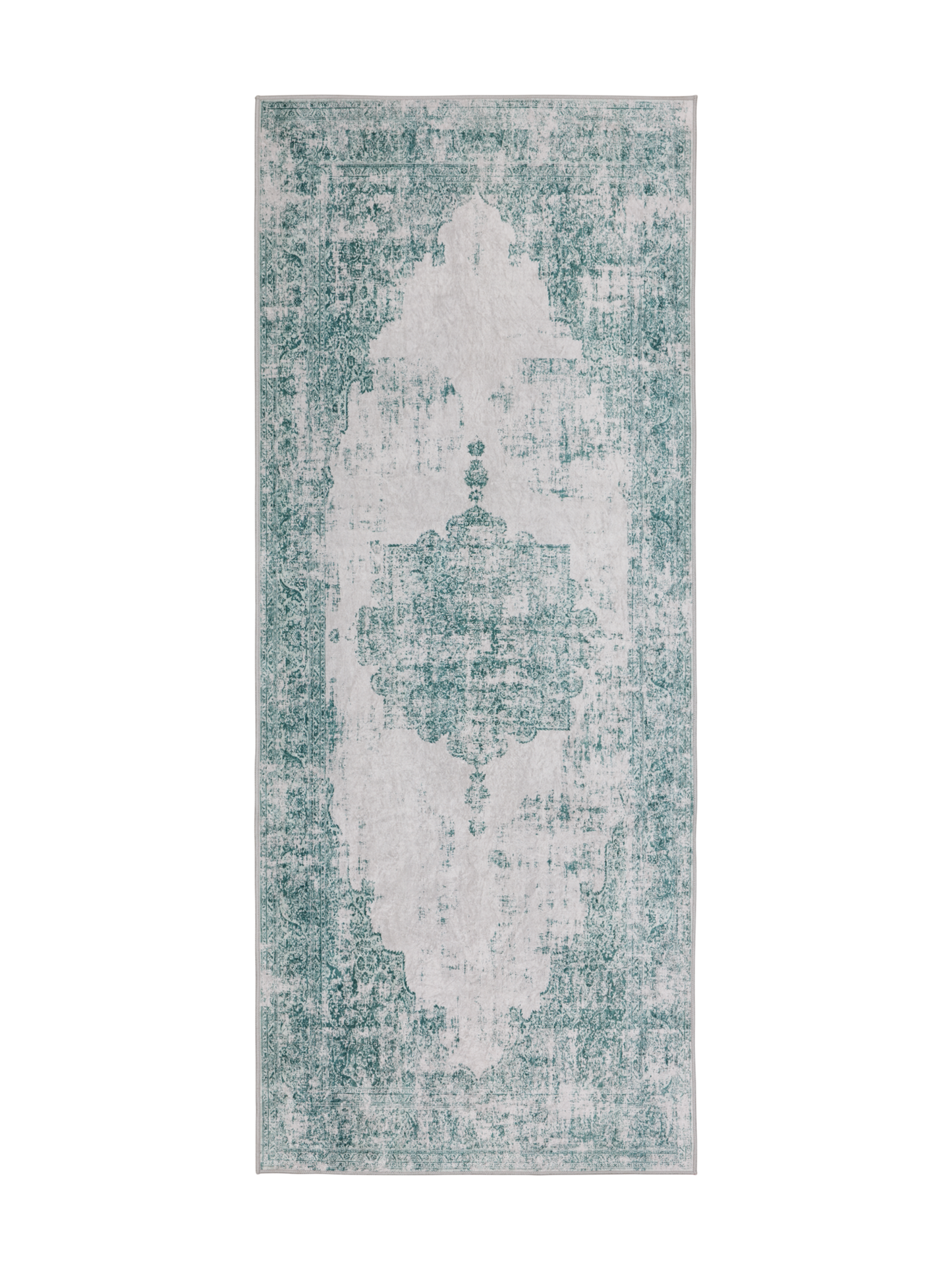 105835-7100; Vallila Topaasi-käytävämatto Salvianvihreä / 80x200 cm 