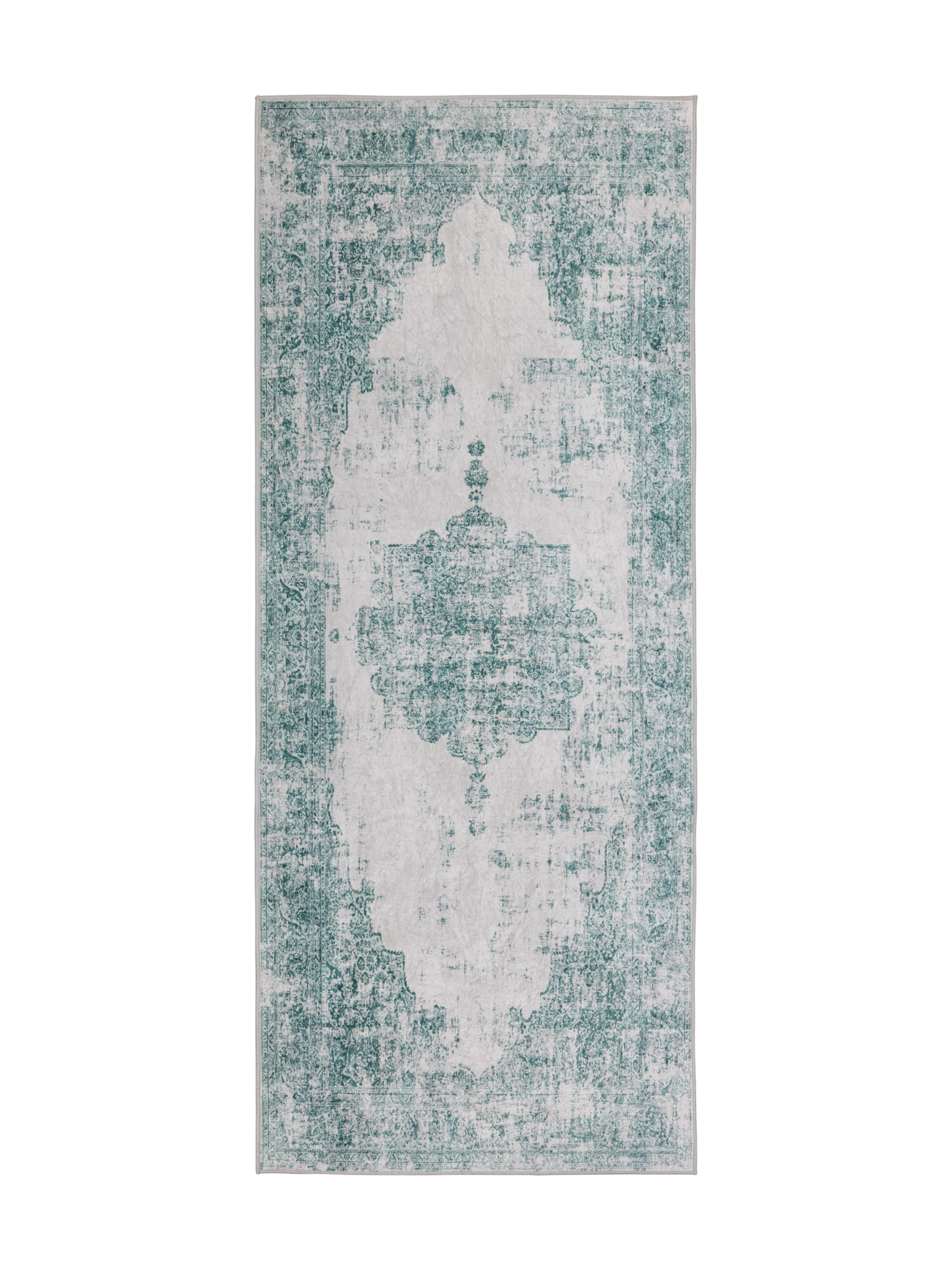 105835-7100; Vallila Topaasi-käytävämatto Salvianvihreä / 80x200 cm 