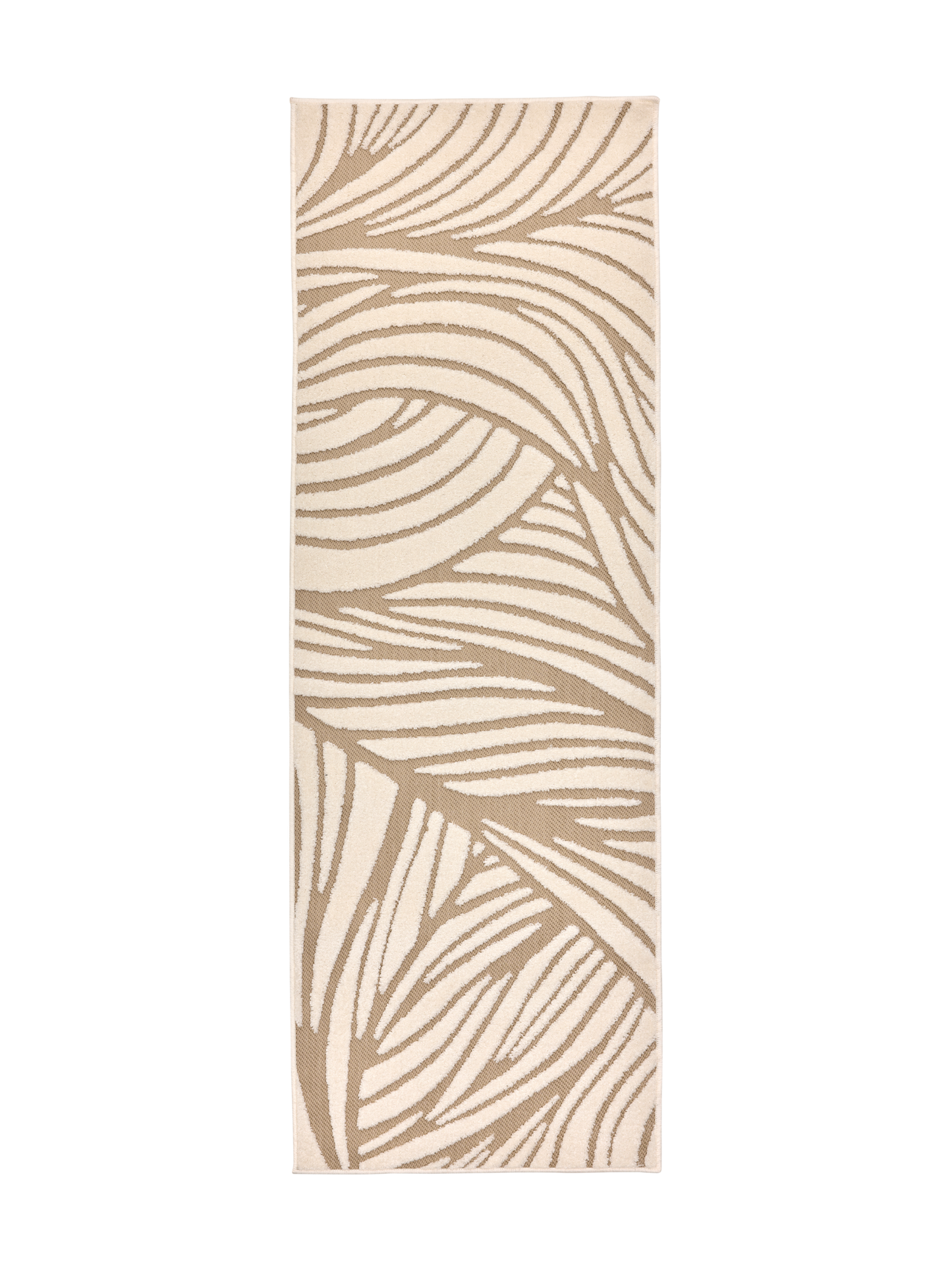 109261-1001; Vallila Aallokko-käytävämatto Beige-valkoinen / 80x230 cm 