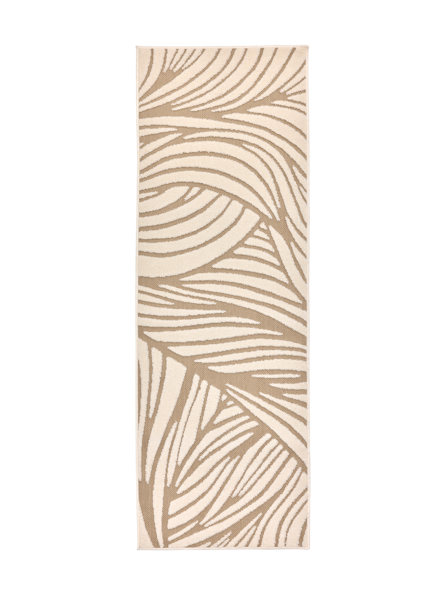 109261-1001; Vallila Aallokko-käytävämatto Beige-valkoinen / 80x230 cm 