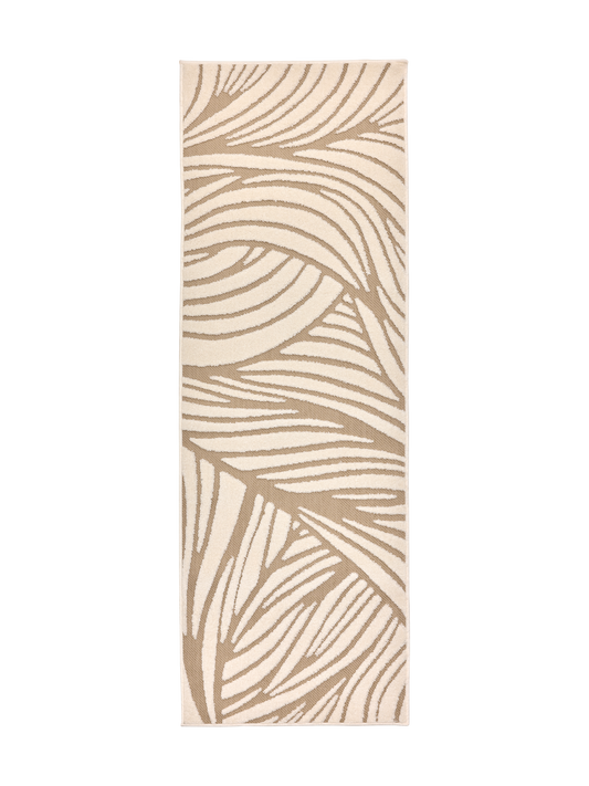 109261-1001; Vallila Aallokko-käytävämatto Beige-valkoinen / 80x230 cm 