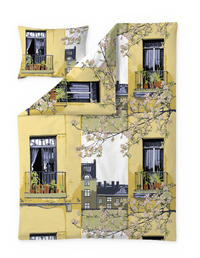 108876-5; Vallila Parvekkeella-pussilakanasetti Monivärinen / 150x210 cm 