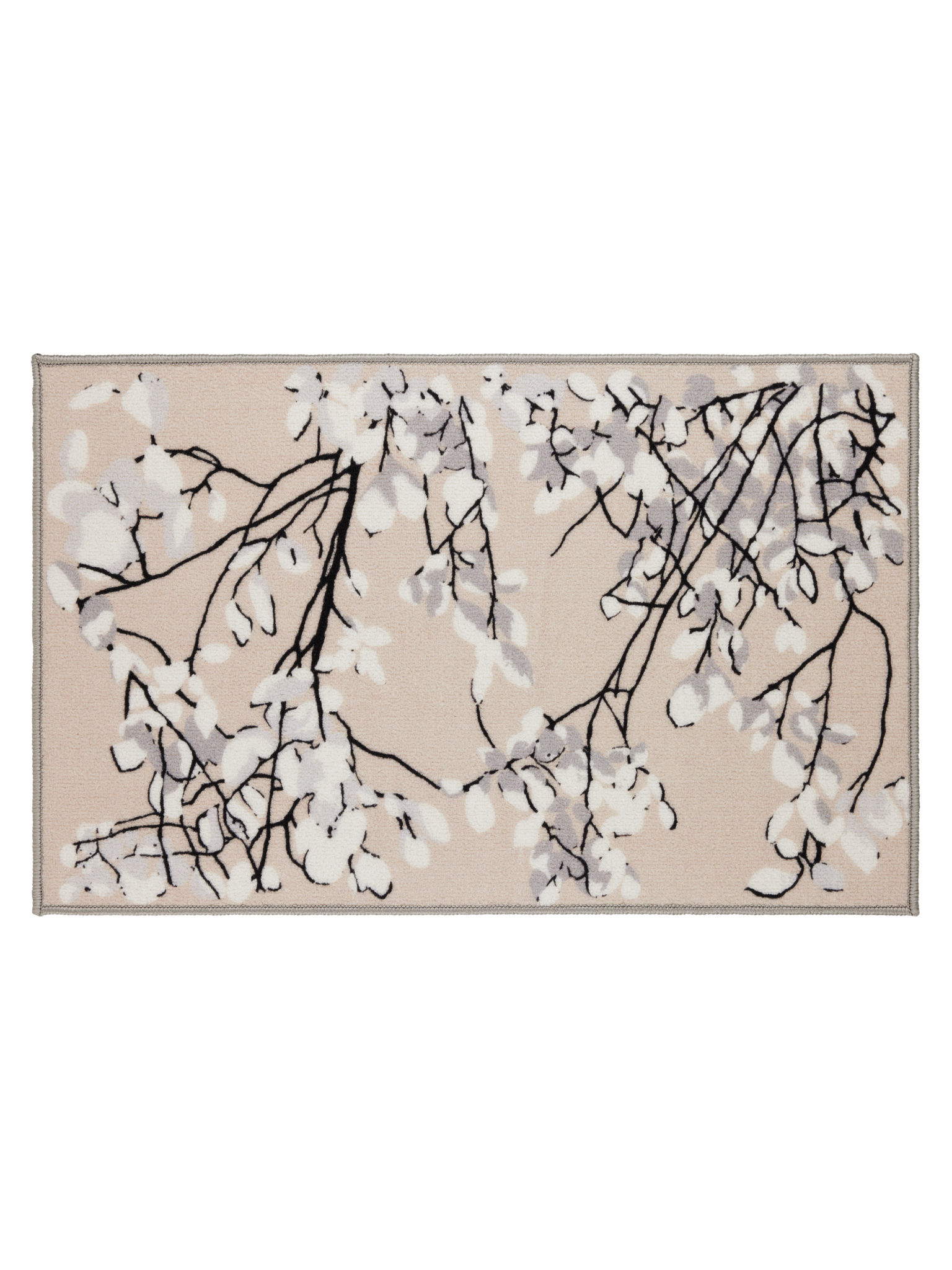 105443-1000; Vallila Lehtisade-kynnysmatto Latte / 50x80 cm 