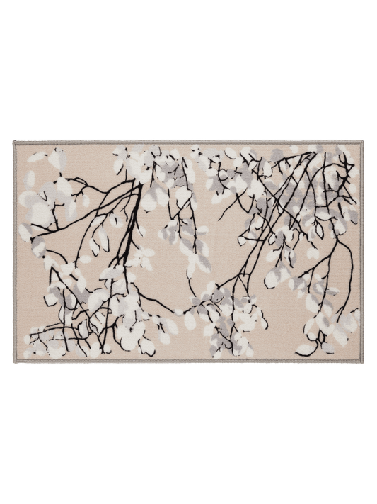 105443-1000; Vallila Lehtisade-kynnysmatto Latte / 50x80 cm 